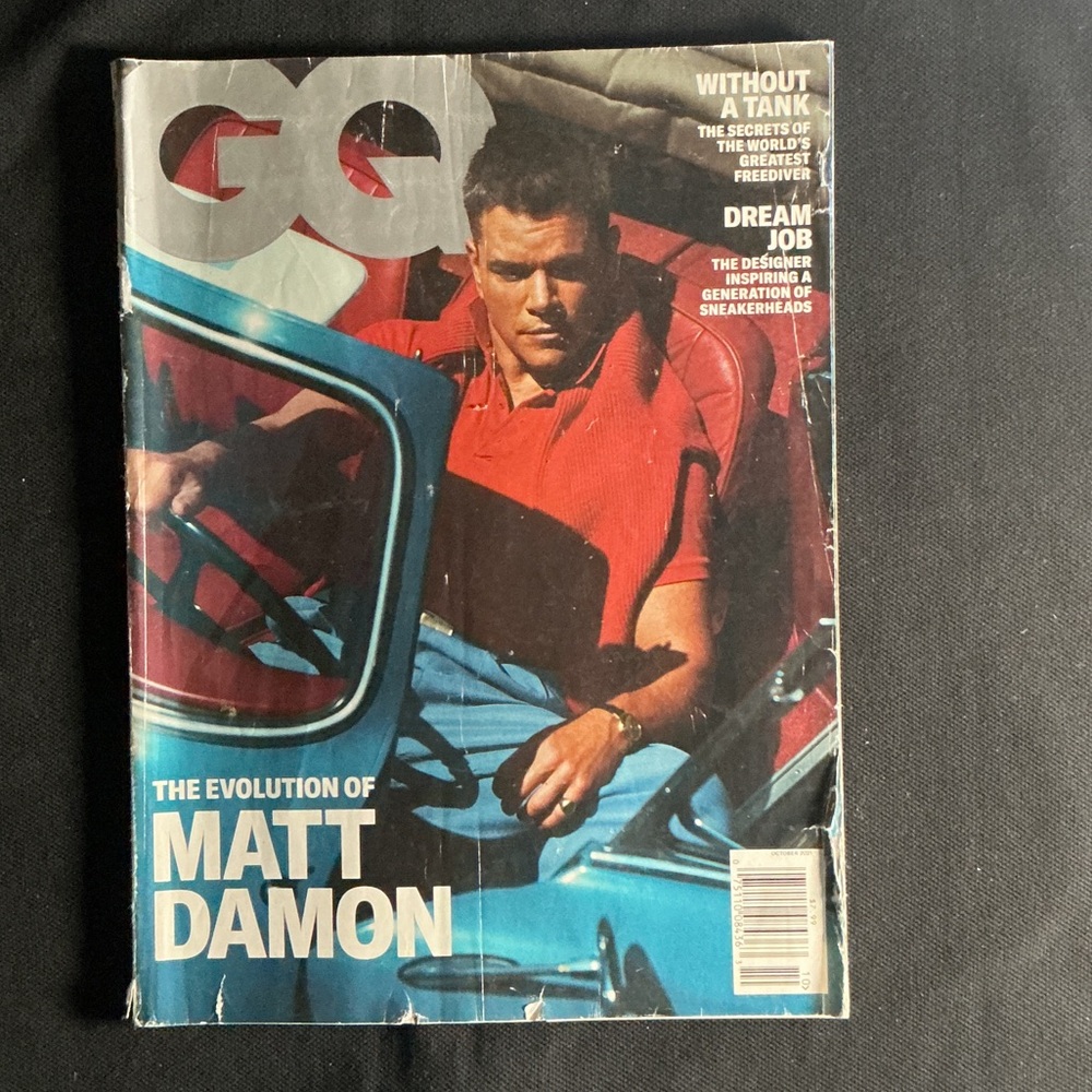 GQ Coffee Table Magazine The Evolution Of Matt Damon